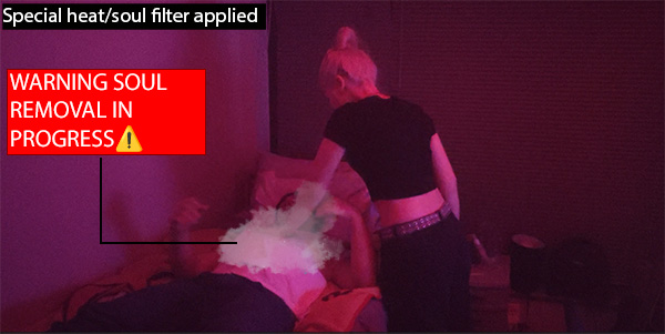 agent lu awakes to confront his partner while she tries to steal his soul