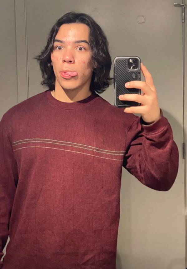 werid person's photo